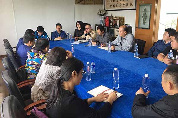 虞衛(wèi)總經(jīng)理匯報(bào)公司環(huán)保工作